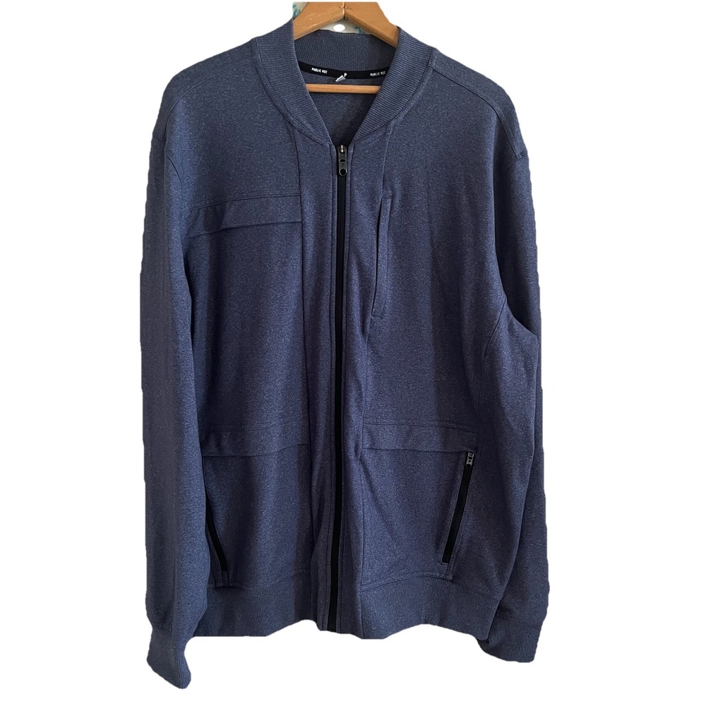Public Rec‎ Crosstown Bomber Jacket Men's Full Zip XL Pockets Casual Outerwear